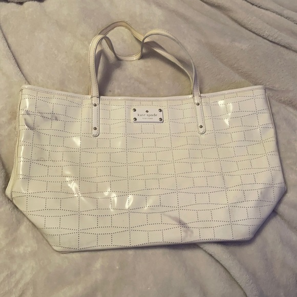 kate spade Handbags - White Kate spade bag